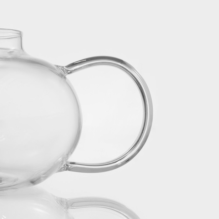 Чайник заварочный со стеклянным ситом «Валенсия с розой», 600 мл Чайник заварочный со стеклянным ситом «Валенсия с розой», 600 мл