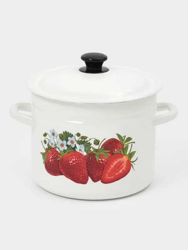 Кастр.цил.борт. 7л (белая)СА