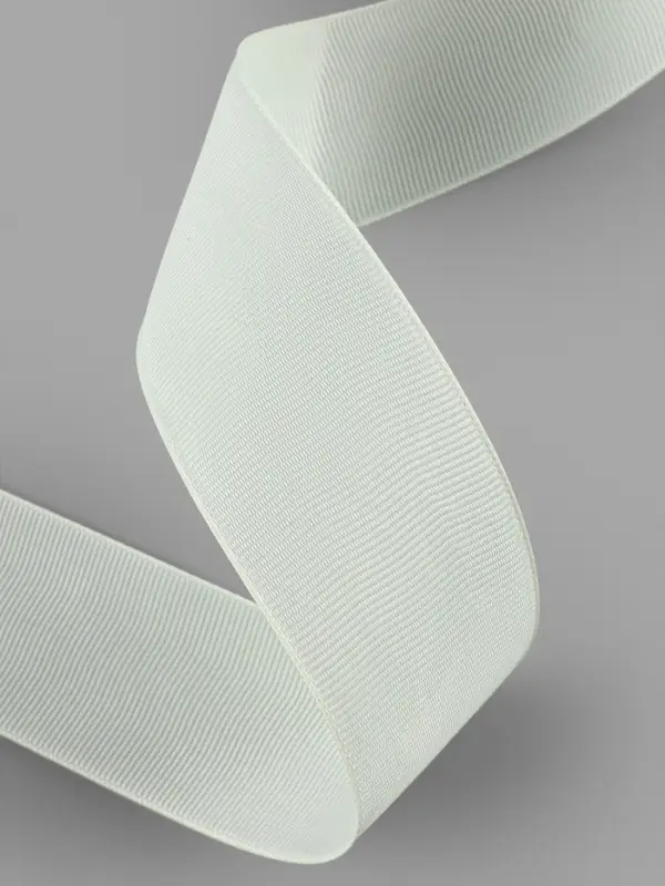 Лента репсовая, 40 мм, 23&plusmn;1 м, молочная №08