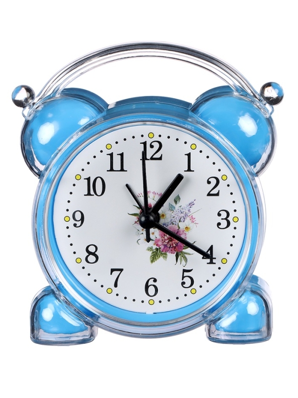 Часы будильник настольные, на батарейках, 10.5 х 4 х 11.5 см, циферблат d-7.3 см Часы будильник настольные, на батарейках, 10.5 х 4 х 11.5 см, циферблат d-7.3 см