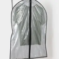 Чехол для одежды Доляна, 60&times;90 см, серый