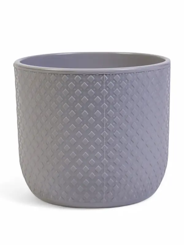 Горшок  Горшок "Клевер" 4,5 л, D-20 см, h-18 см, цвет серый шёлк