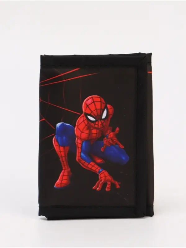 Кошелек детский на липучке, Человек паук
