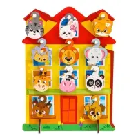 Развивающая игрушка с крючками Лесная мастерская &laquo;Дом&raquo;, 3+