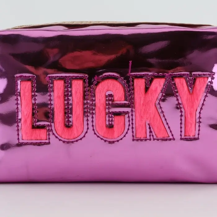 Пенал школьный, искусственная кожа, Lucky, 18&times;10&times;7 см