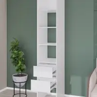 Комплект модульной гардеробной системы «Модус», 2800×2080×510 мм, цвет белый Комплект модульной гардеробной системы «Модус», 2800×2080×510 мм, цвет белый