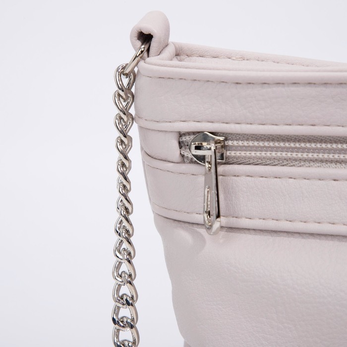 Сумка кросс-боди на молнии, цвет бежевый Сумка кросс-боди на молнии, цвет бежевый