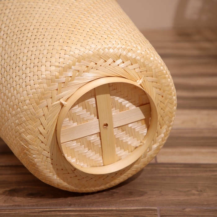 Корзина плетёная, из бамбука 40х40х43 см Корзина плетёная, из бамбука 40х40х43 см