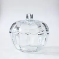 Шкатулка для украшений с крышкой &laquo;Тыковка&raquo;, прозрачная, стекло, 9.9&times;9.9&times;9 см