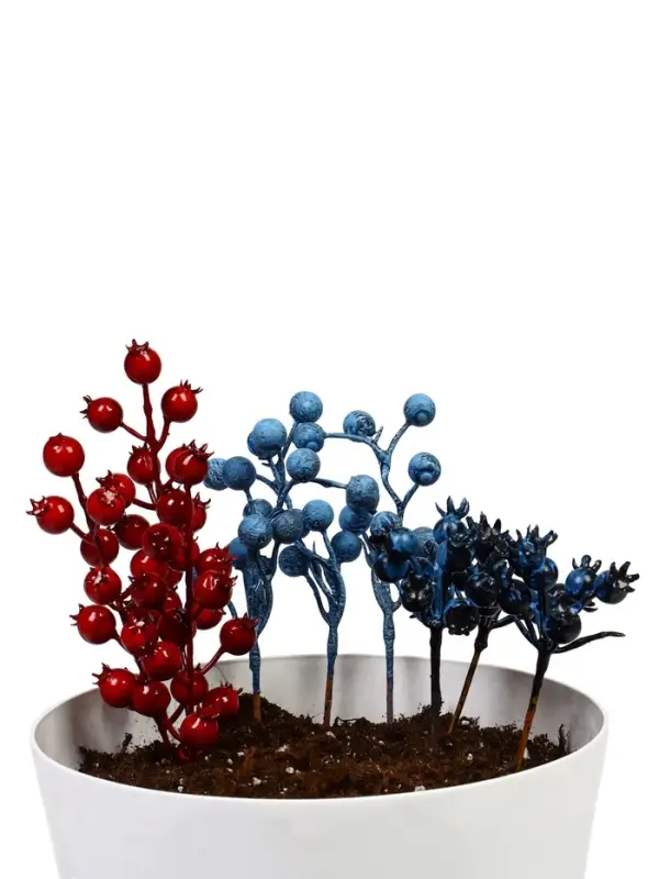 Штекер садовый &laquo;Ягодки&raquo;, 20&times;4 см, 18&times;7 см, 15&times;6 см, 18&times;7 см, набор 9 шт.