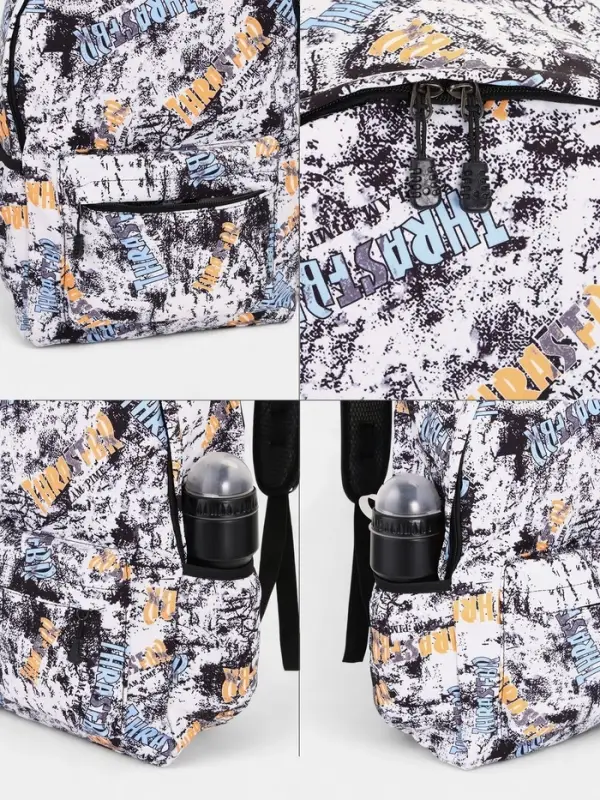 Рюкзак школьный &laquo;Абстракция&raquo;, на молнии, с карманами, с принтом, 30&times;13&times;42 см