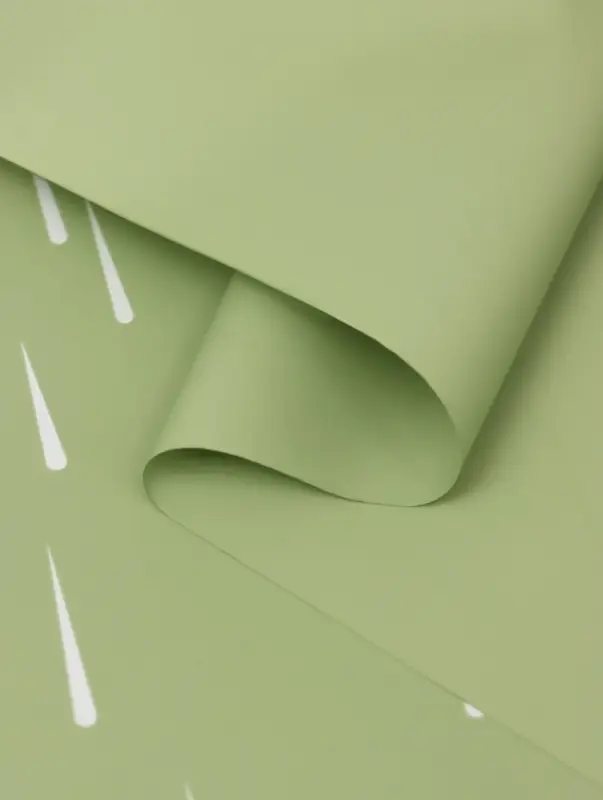 Пленка флористическая для цветов &laquo;Звездопад&raquo;, нежно-зелёная, 57&times;57 см