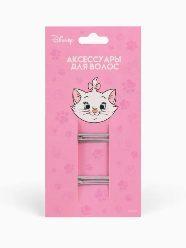 Заколка для волос «Пушистые лапки» 2 шт, Коты аристократы Заколка для волос «Пушистые лапки» 2 шт, Коты аристократы