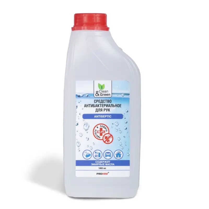 Средство антибактериальное для рук 1 л. Clean&Green CG8015