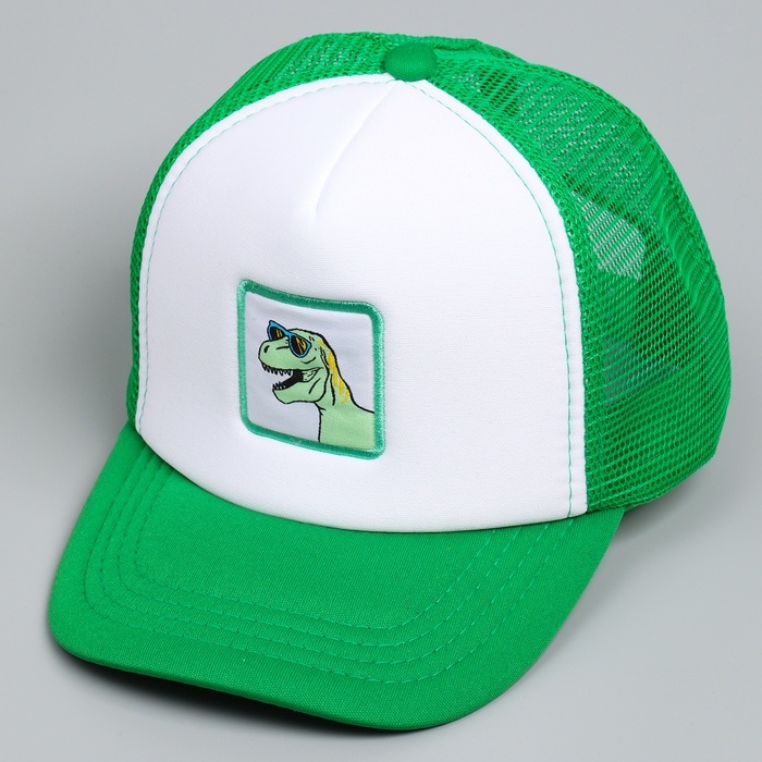 Кепка детская для мальчика «Крутой дино», р-р 52-54, 5-7 лет Кепка детская для мальчика «Крутой дино», р-р 52-54, 5-7 лет