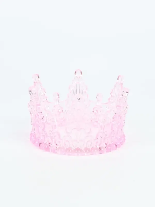 Корона для торта «Хрусталь», цвет розовый Корона для торта «Хрусталь», цвет розовый