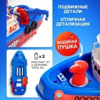 Катер &laquo;Городская Гавань&raquo;, плавает, стреляет водой, работает от батареек