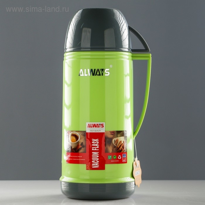 Термос 1 л, со стеклянной колбой, сохраняет тепло 10 ч, микс Термос 1 л, со стеклянной колбой, сохраняет тепло 10 ч, микс