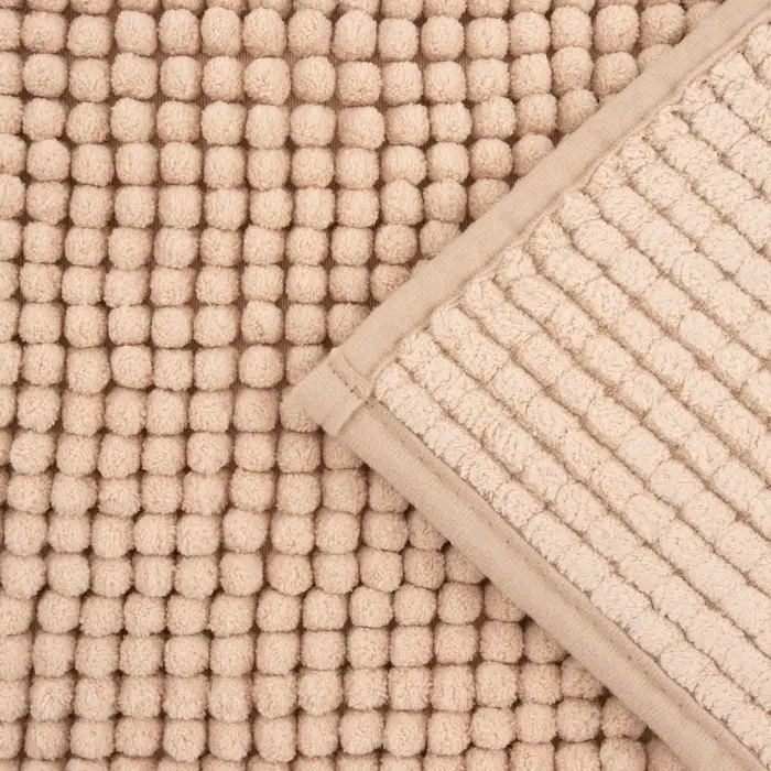 Коврик для дома LaDо́m, букли, 38&times;60 см, бежевый