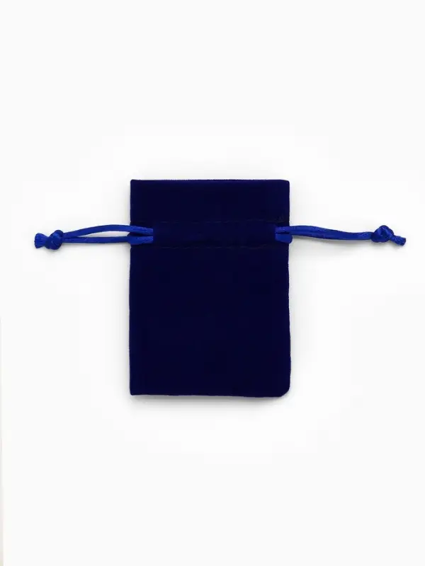 Набор бархатных подарочных мешочков 50шт. &laquo;Классика&raquo;, 6&times;8, цвет синий (4621396)