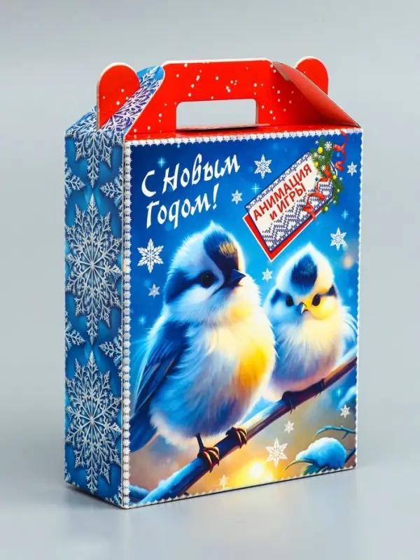 Подарочная новогодняя коробка «Зимняя трель» , 16.8×6.8×20.9 см Подарочная новогодняя коробка «Зимняя трель» , 16.8×6.8×20.9 см