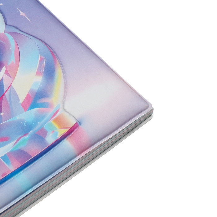 Записная книжка подарочная на гребне 80л,линия, цветной блок,облож.ПВХ 3D Аниме(17,7х13,7см)   10539 Записная книжка подарочная на гребне 80л,линия, цветной блок,облож.ПВХ 3D Аниме(17,7х13,7см)   10539