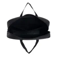 Папка с ручками текстильная А4, 350&times;270&times;70 мм, Calligrata &laquo;Офис&raquo;, внутренний карман, чёрная