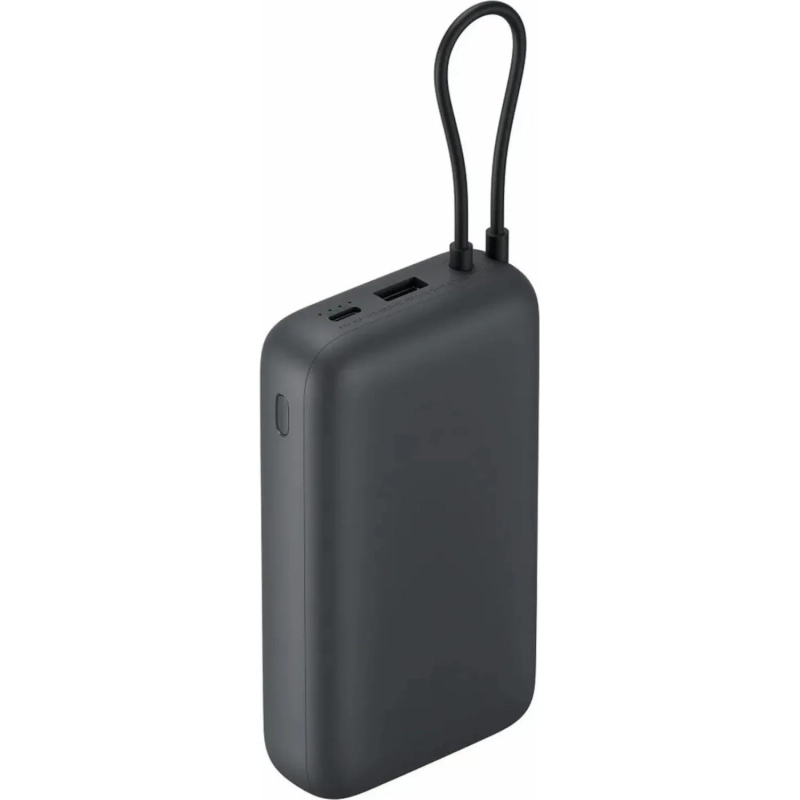 Внешний аккумулятор с встр.каб. Xiaomi BHR9740GL 20000mAh GL Dark Gray