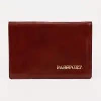 Обложка для паспорта, цвет коричневый Обложка для паспорта, цвет коричневый