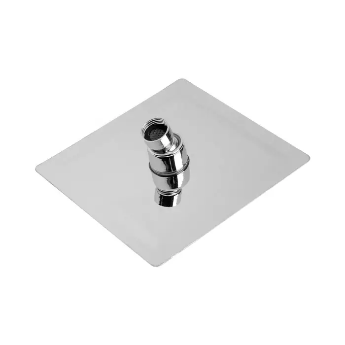 Лейка стационарная ZEIN Z015, квадратная, 15&times;15 см, 1 режим, полированная нерж. сталь