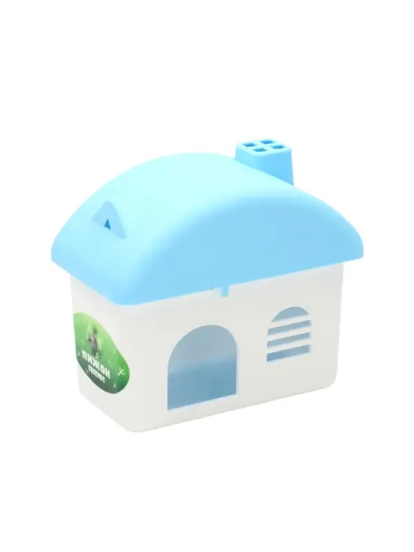 Домик для грызунов, 15&times;8&times;10.7 см, голубой