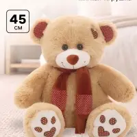 Мягкая игрушка &laquo;Медведь Тони с шарфом&raquo;, цвет кофейный, 45 (91) см