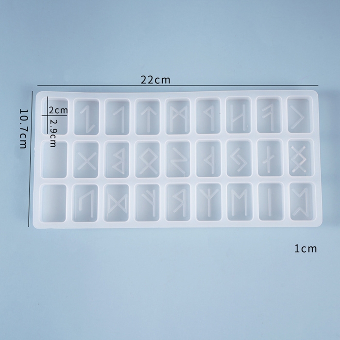 Форма силиконовая универсальная «Руны» 27 шт. Форма силиконовая универсальная «Руны» 27 шт.