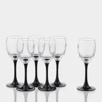 Рюмка стеклянная &laquo;Домино&raquo;, 65 мл, 6 шт.