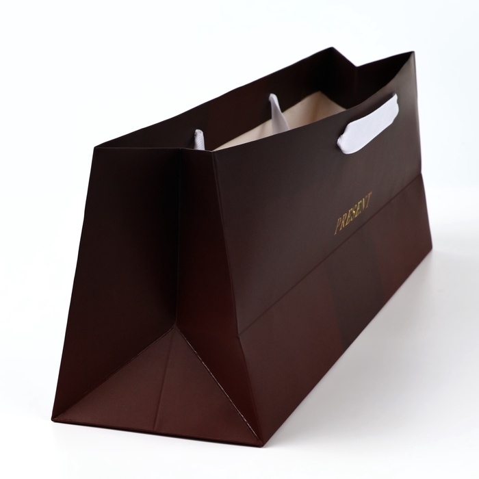 Пакет под бутылку горизонтальный «Подарок», 36 × 10 × 13 см Пакет под бутылку горизонтальный «Подарок», 36 × 10 × 13 см