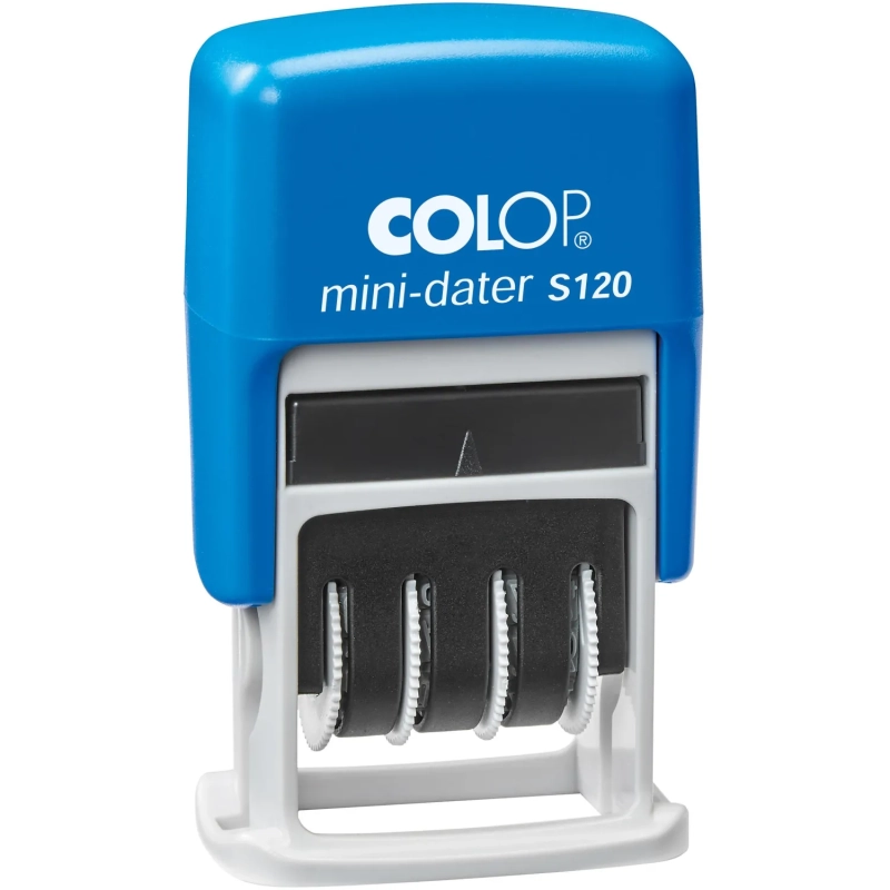 Датер автоматический мини S120Bank шрифт 3,8мм месяц цифр.(аналог4810B) Col