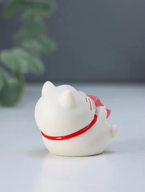 Сувенир полистоун "Манэки-нэко" набор 5 шт 4х4х4,5 см