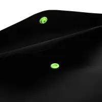 Папка-конверт на кнопке А5, 150 мкм, Calligrata "No Secret", непрозрачная, черная, микс цветные кнопки