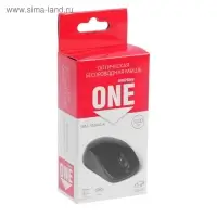 Мышь беспроводная Smartbuy ONE 358AG-K, оптическая, 1200 dpi, USB, от батареек 2xAAA, чёрная