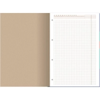 Блокнот ОФИС3 на скрепке А4 60л. клетка, картон обл. синий