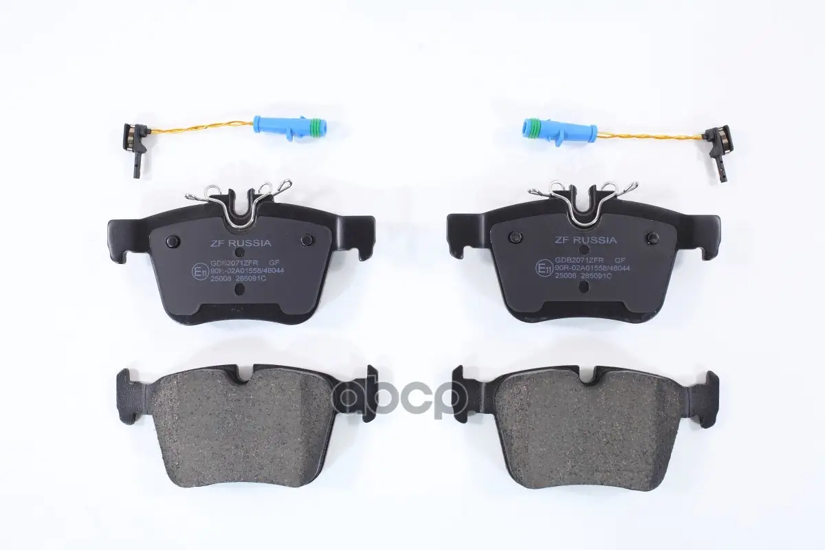 тормозные диски тормозных колодок ZF Russia арт. GDB2071ZFR
