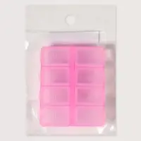 Таблетница, английские буквы, 7.4&times;6.2&times;2.1 см, 8 секций, МИКС