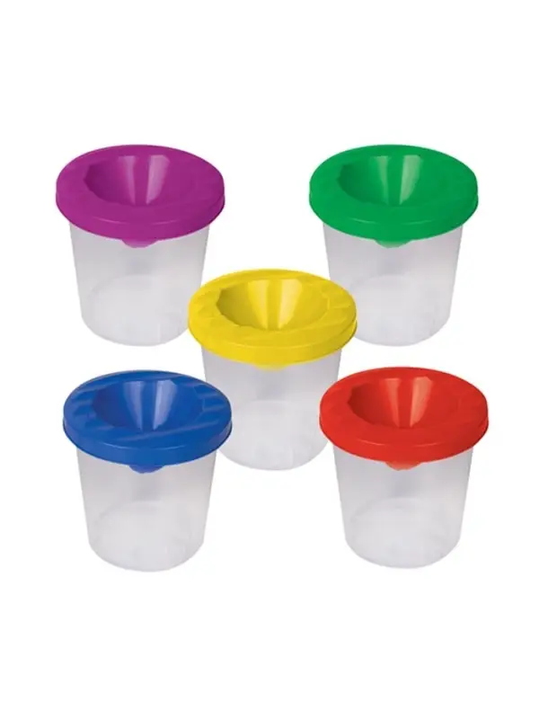 Стакан-непроливайка Calligrata, 5 штук, 210 мл, МИКС