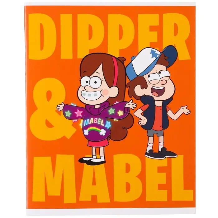 Тетрадь в клетку 48 листов, картонная обложка, блок №2, белизна 75% (серые листы), «Гравити Фолз» Тетрадь в клетку 48 листов, картонная обложка, блок №2, белизна 75% (серые листы), «Гравити Фолз»