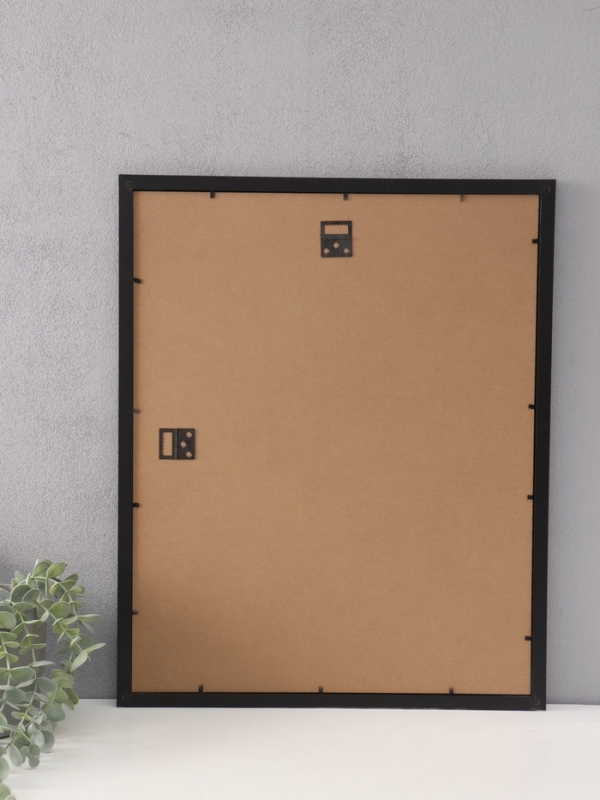 Фоторамка МДФ Фоторамка МДФ "Anna" 40х50 см, с паспарту (30х40 см), чёрный (пластиковый экран)