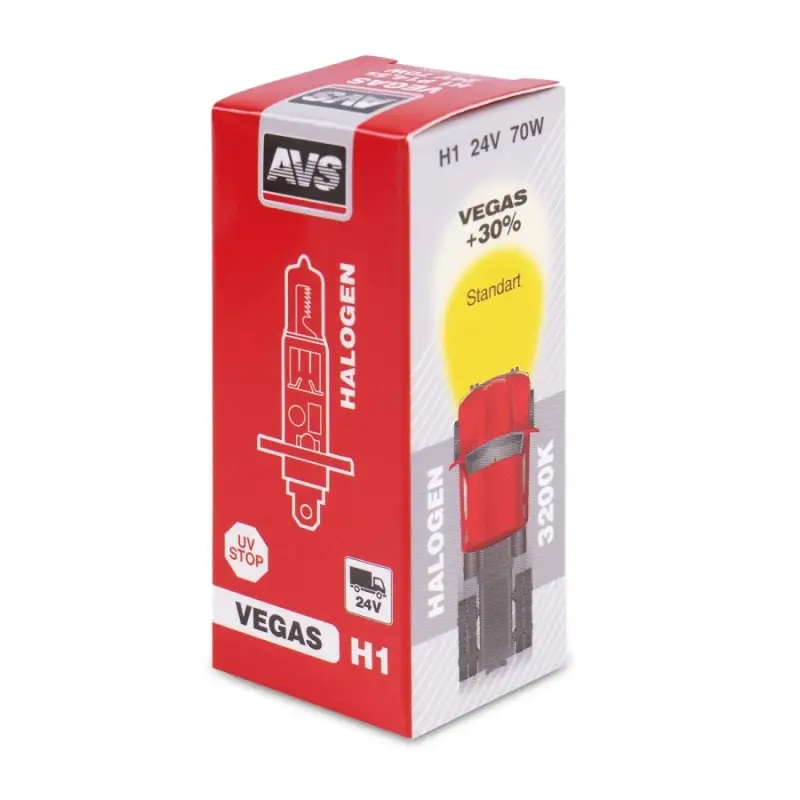 Галогенная лампа AVS Vegas H1.24V.70W.1шт.