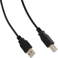 Кабель USB 2.0 AM/BM, 3м, чер (OAVDC002)