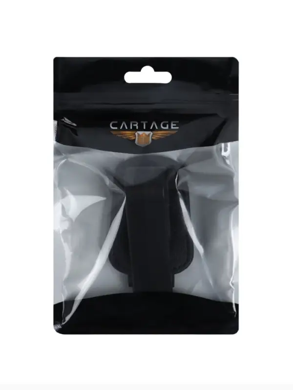 Держатель для очков автомобильный, кожаный, черный Держатель для очков автомобильный, кожаный, черный