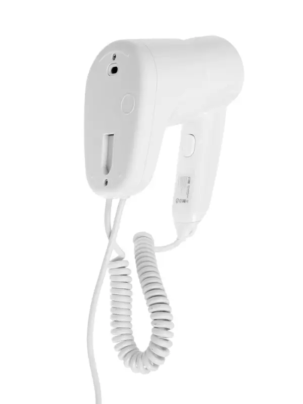 Фен LGE-006, 1300 Вт, настенный, 2 скорости, крепление, белый