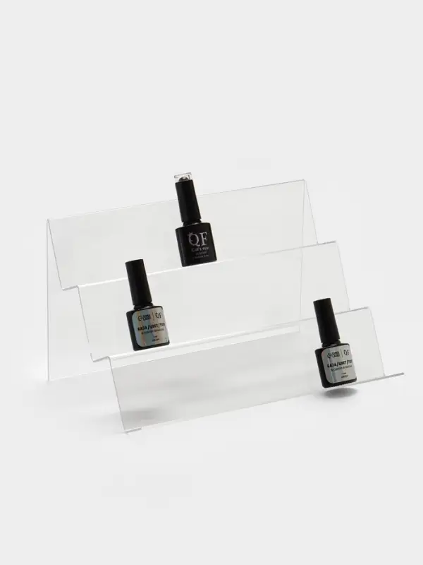 Подставка горка 3 ступеньки, наклонная, 25&times;15&times;14 см, оргстекло 2 мм